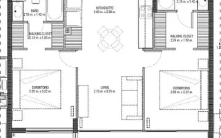 Plano 2D1B — Unidad 202